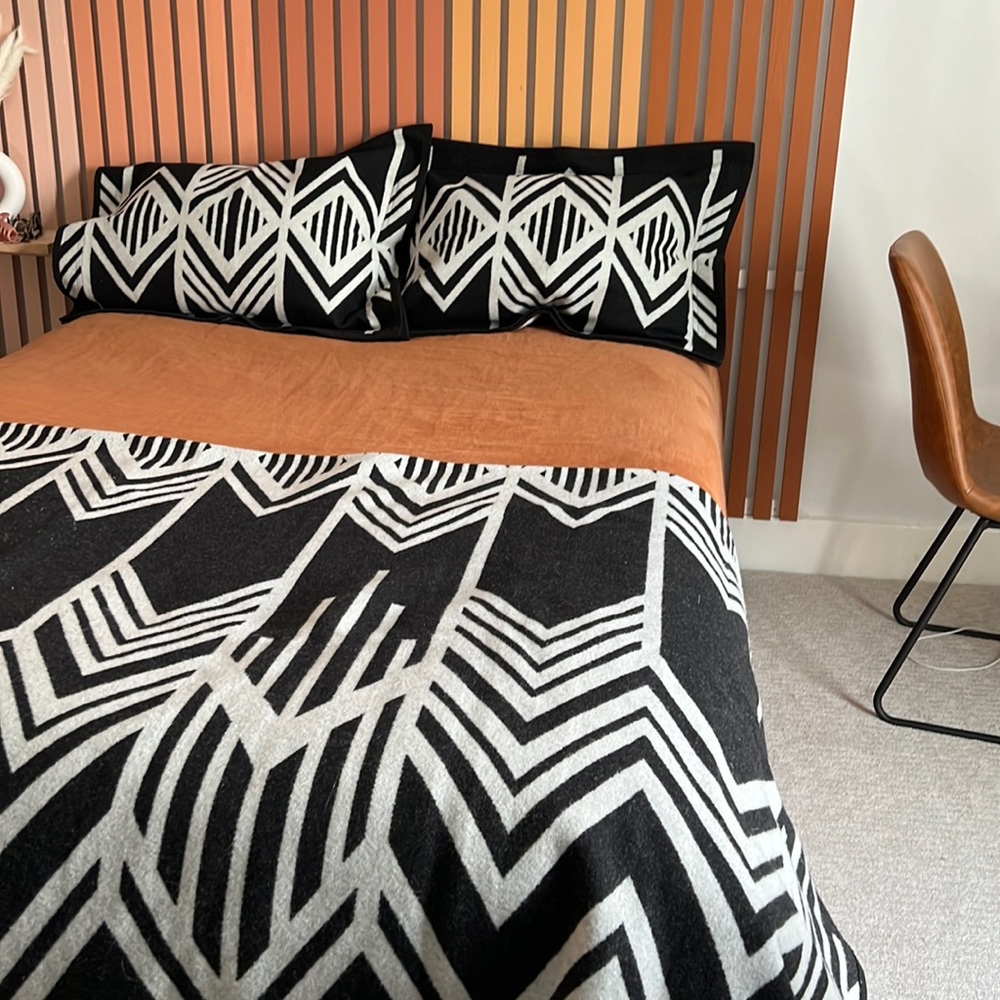 Pendleton Skywalkers Queen size Jacquard Bed Blanket & two matching shams